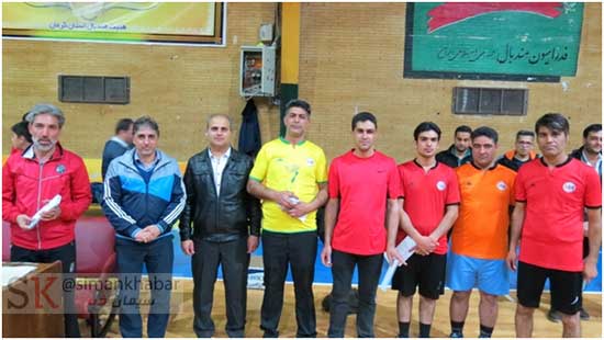 برگزاری مسابقات والیبال در شرکت سیمان ممتازان