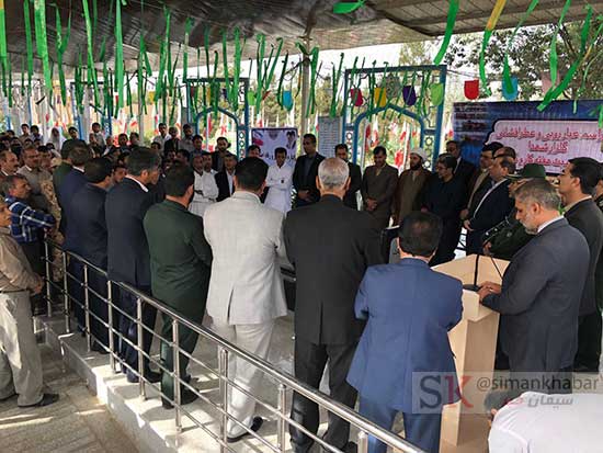 حضور پرسنل گروه شرکتهای صنایع سیمان زابل در محل گلزار شهدای زاهدان