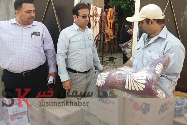 توزیع بسته های حمایتی میان سیل زدگان توسط شرکت سیمان فارس نو
