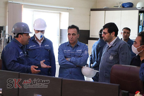 بازدید مدیرعامل شرکت سیمان تهران از کارخانه سیمان هگمتان