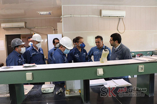 بازدید مدیرعامل شرکت سیمان تهران از کارخانه سیمان هگمتان