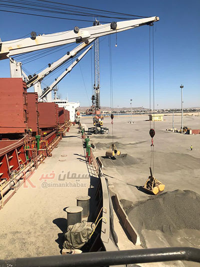 ارسال دومین و بزرگ ترین محموله کلینکر صادراتی شرکت سیمان خاش به مقصد عمان