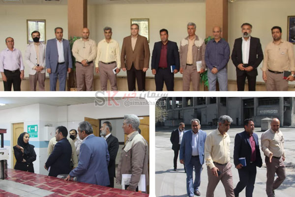 بازدید رئیس و اعضای کانون هماهنگی شوراهای کار استان فارس از کارخانه سیمان داراب